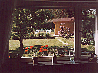 Blick aus Wohnzimmer